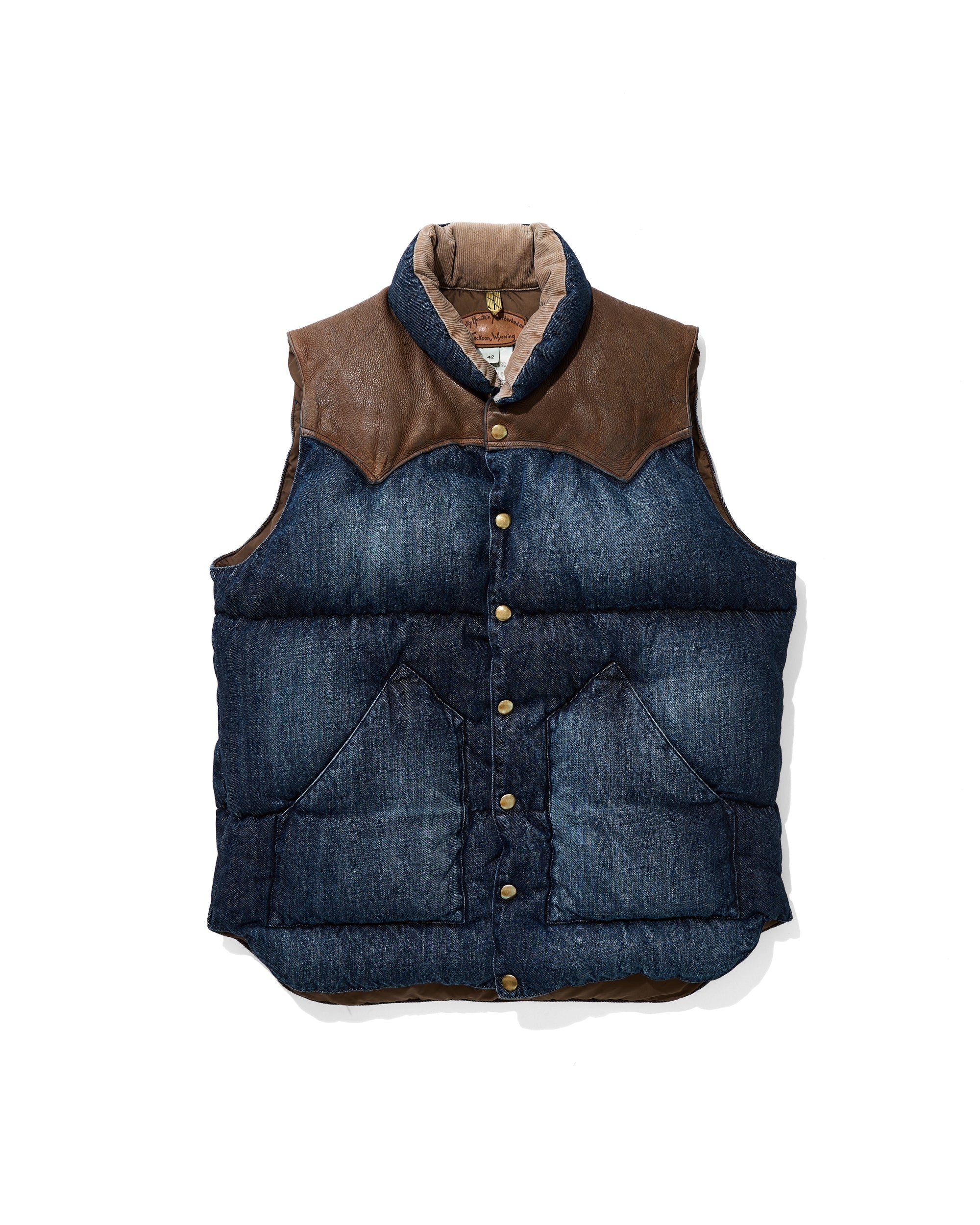 Down Vest Denim