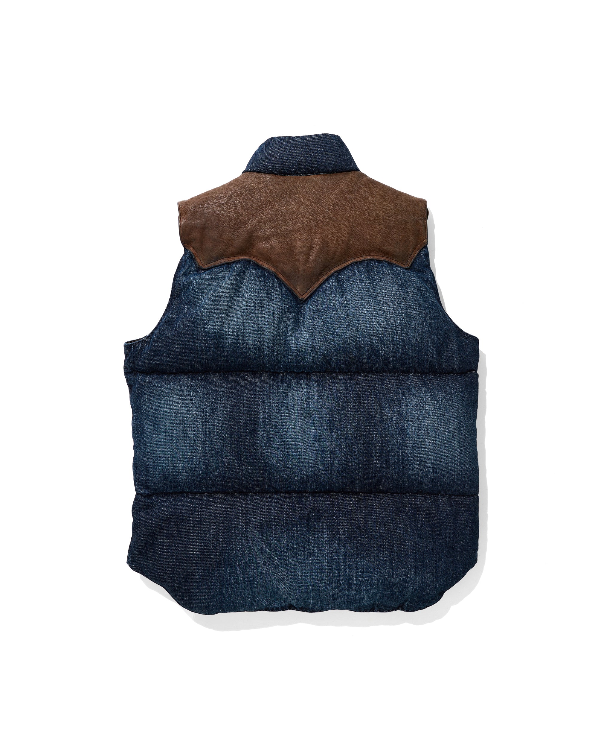 Down Vest Denim