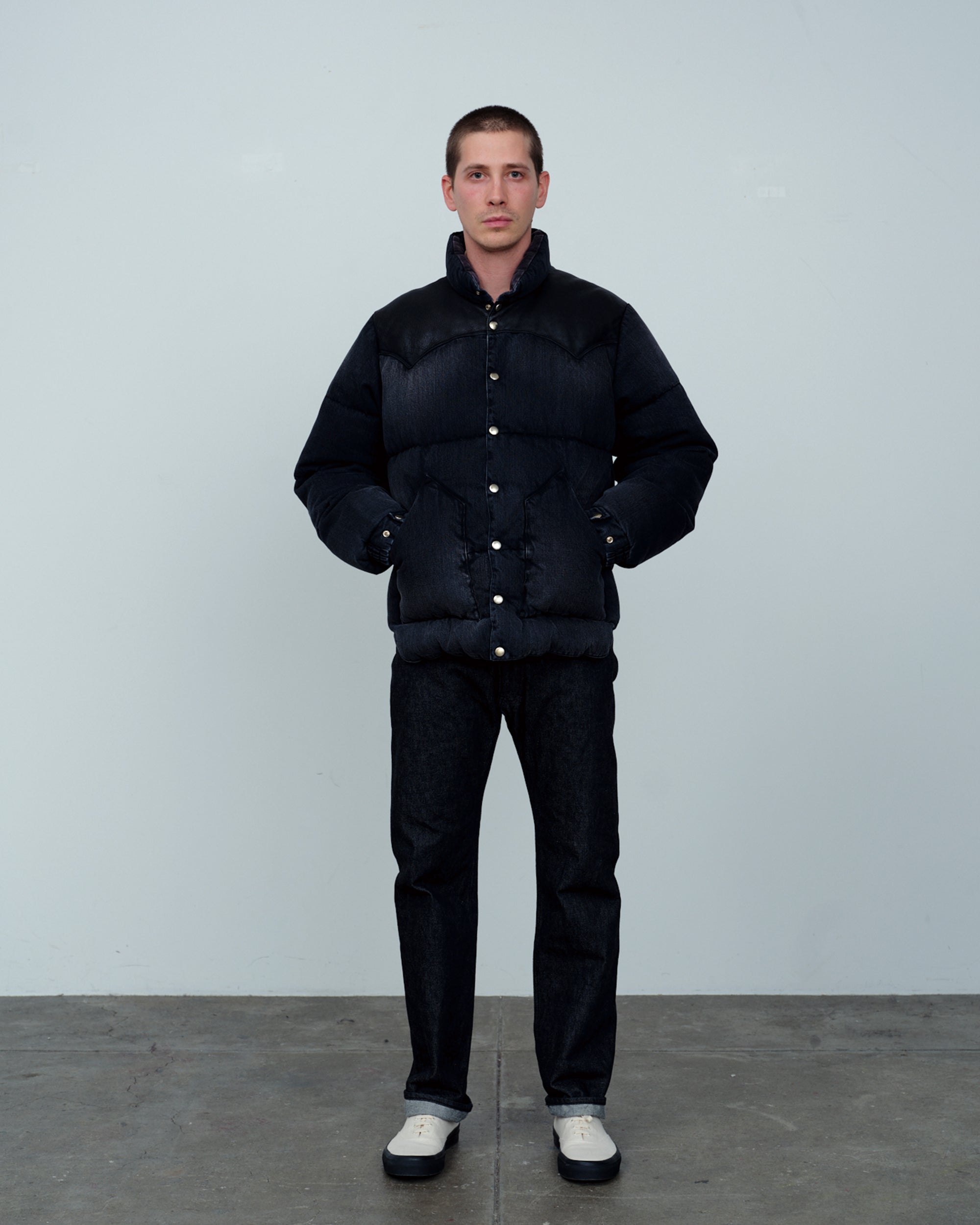 Down Jacket Denim