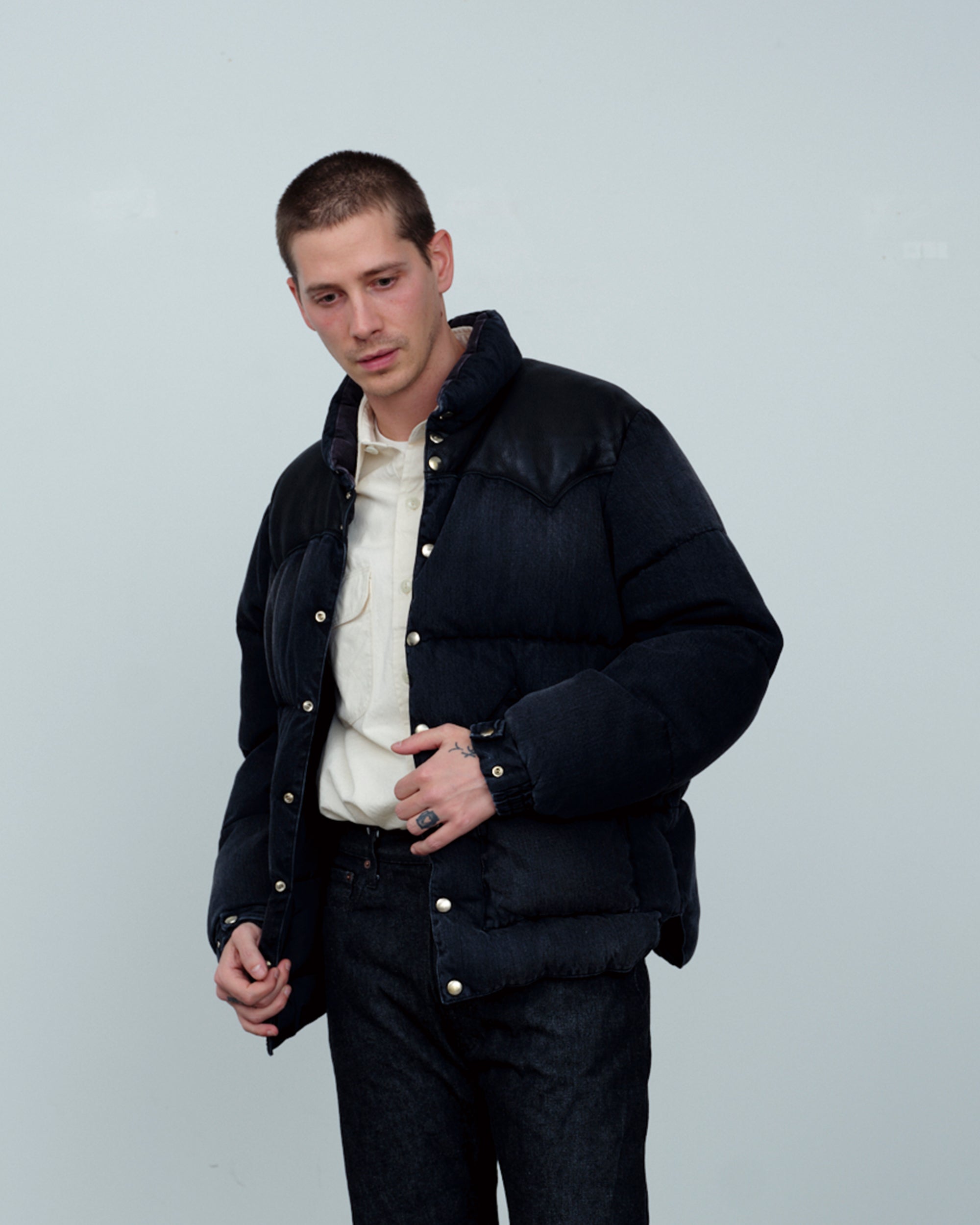 Down Jacket Denim