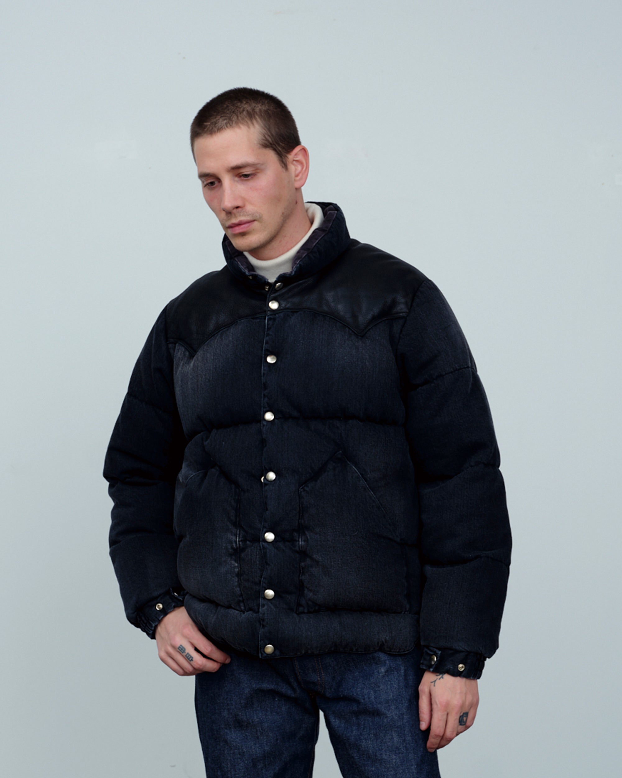 Down Jacket Denim