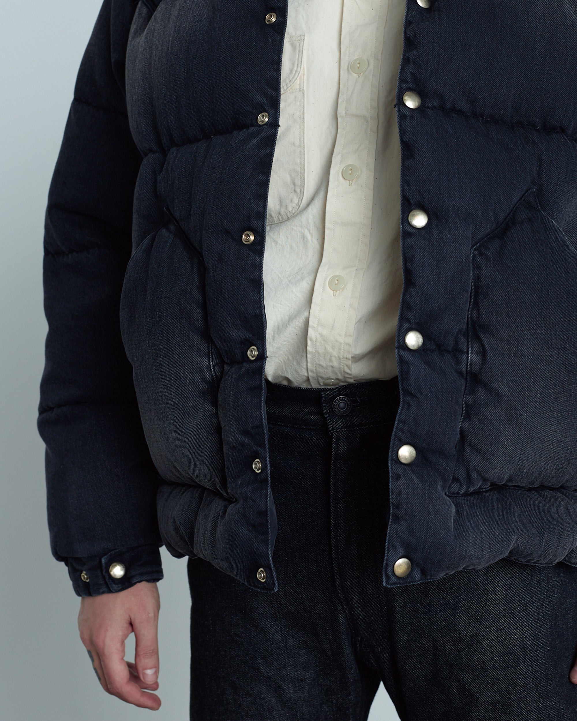 Down Jacket Denim