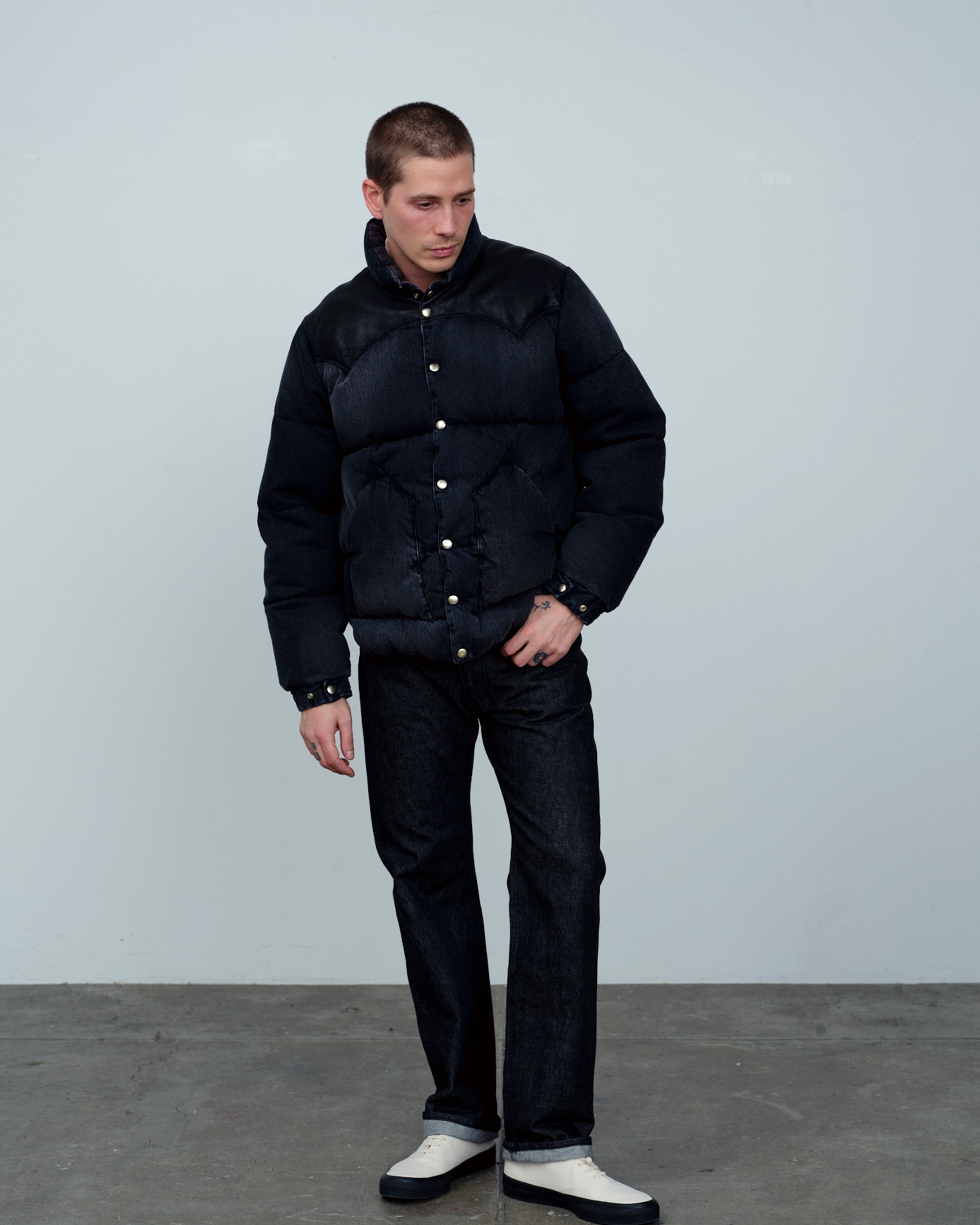 Down Jacket Denim