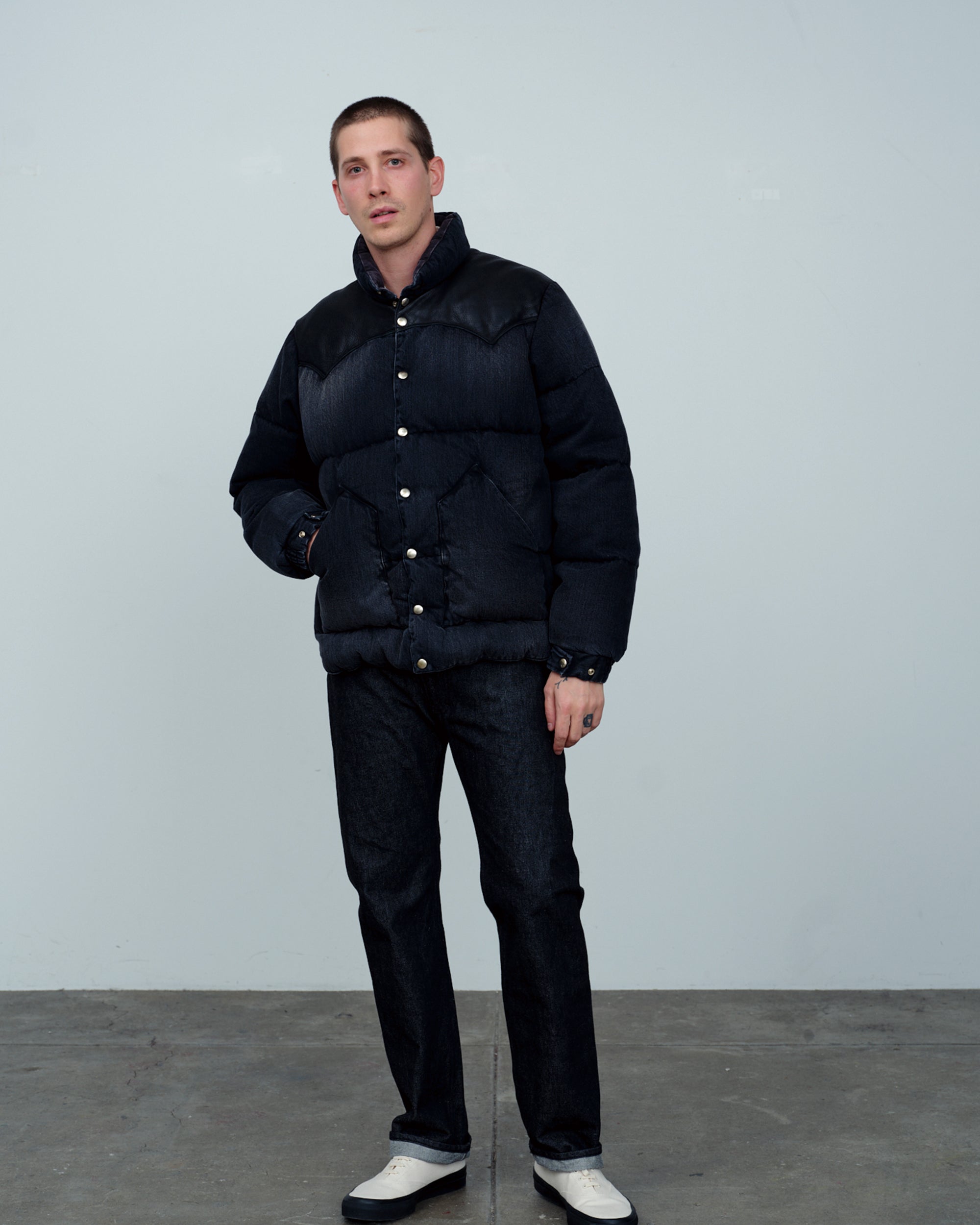 Down Jacket Denim