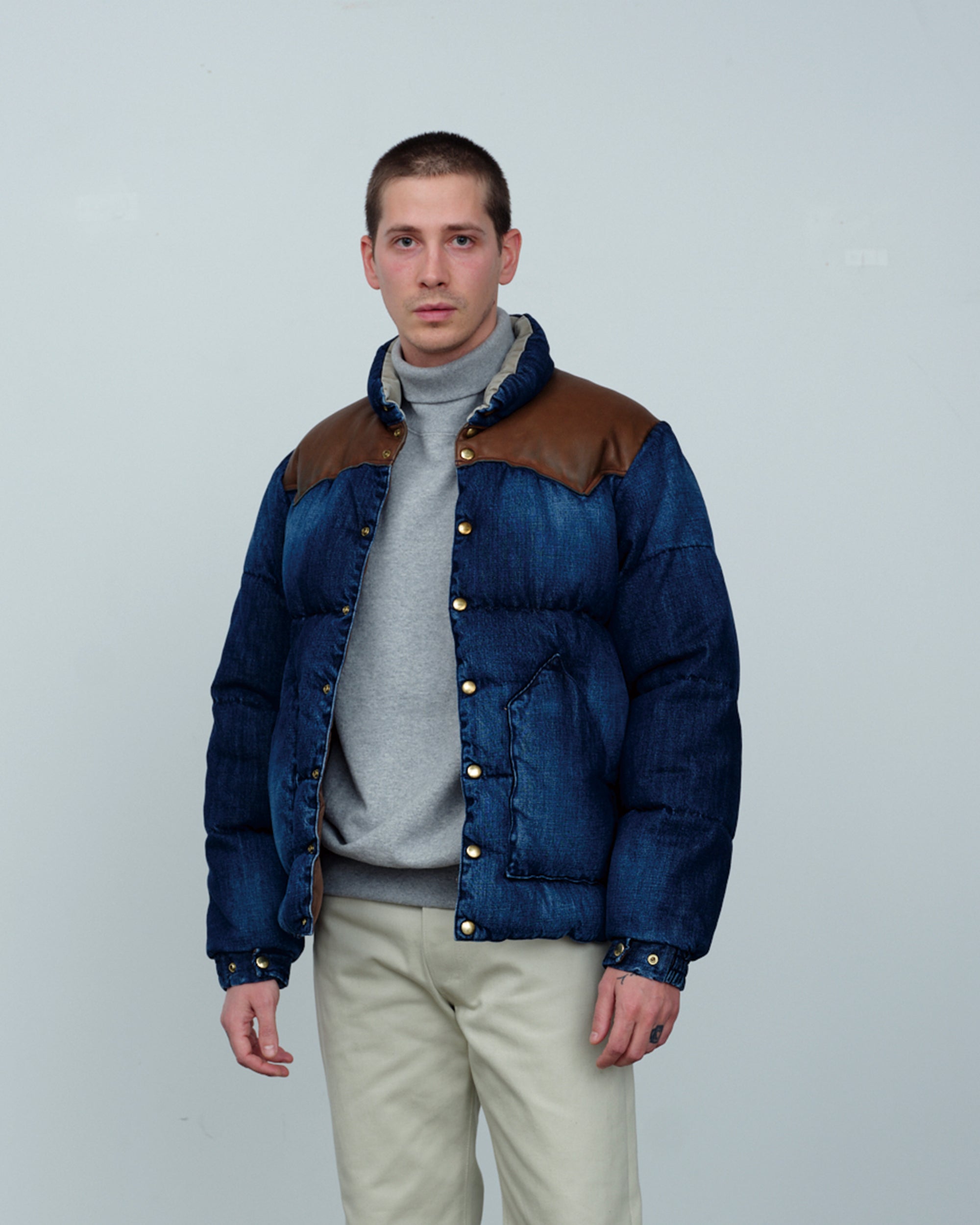 Down Jacket Denim