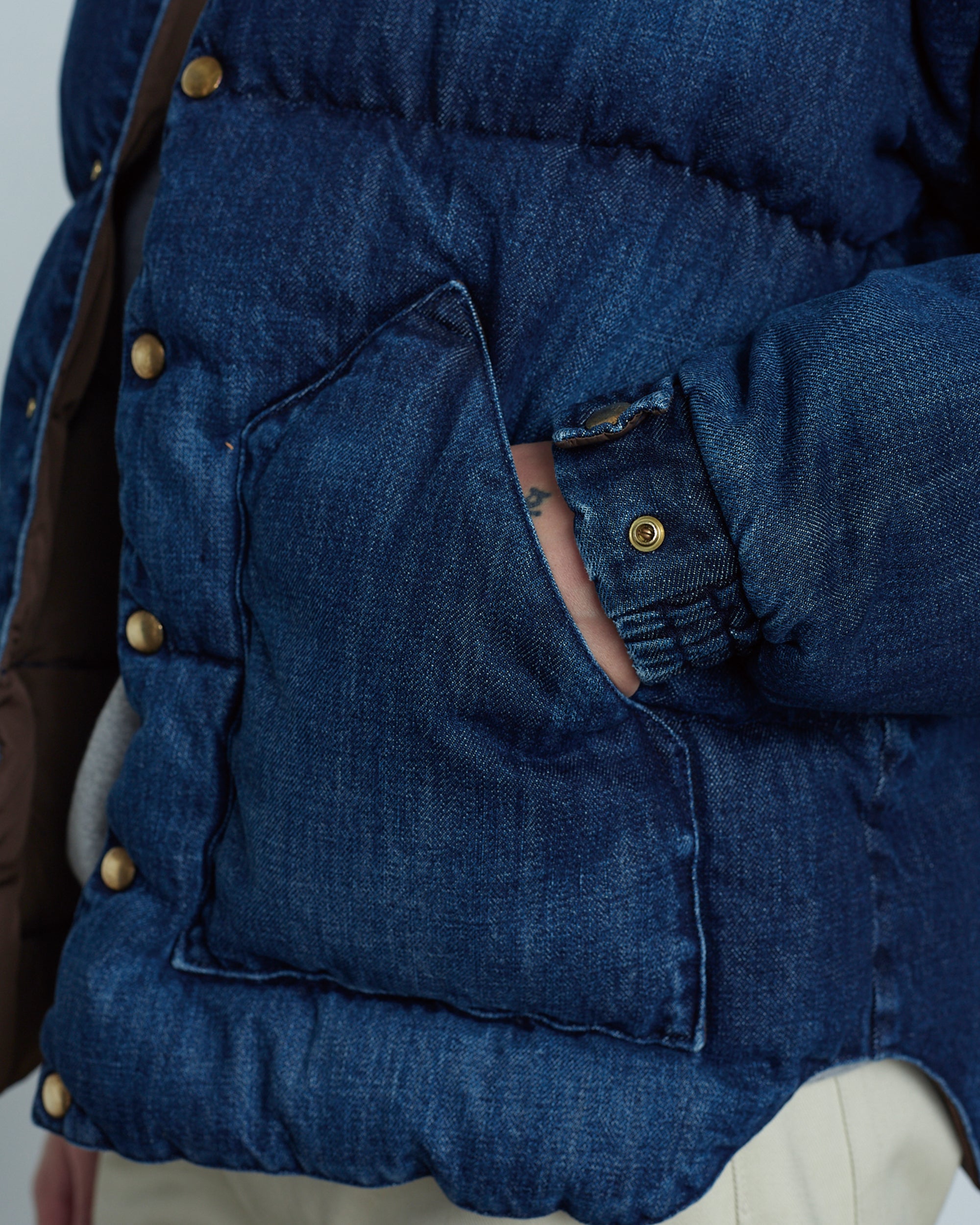 Down Jacket Denim