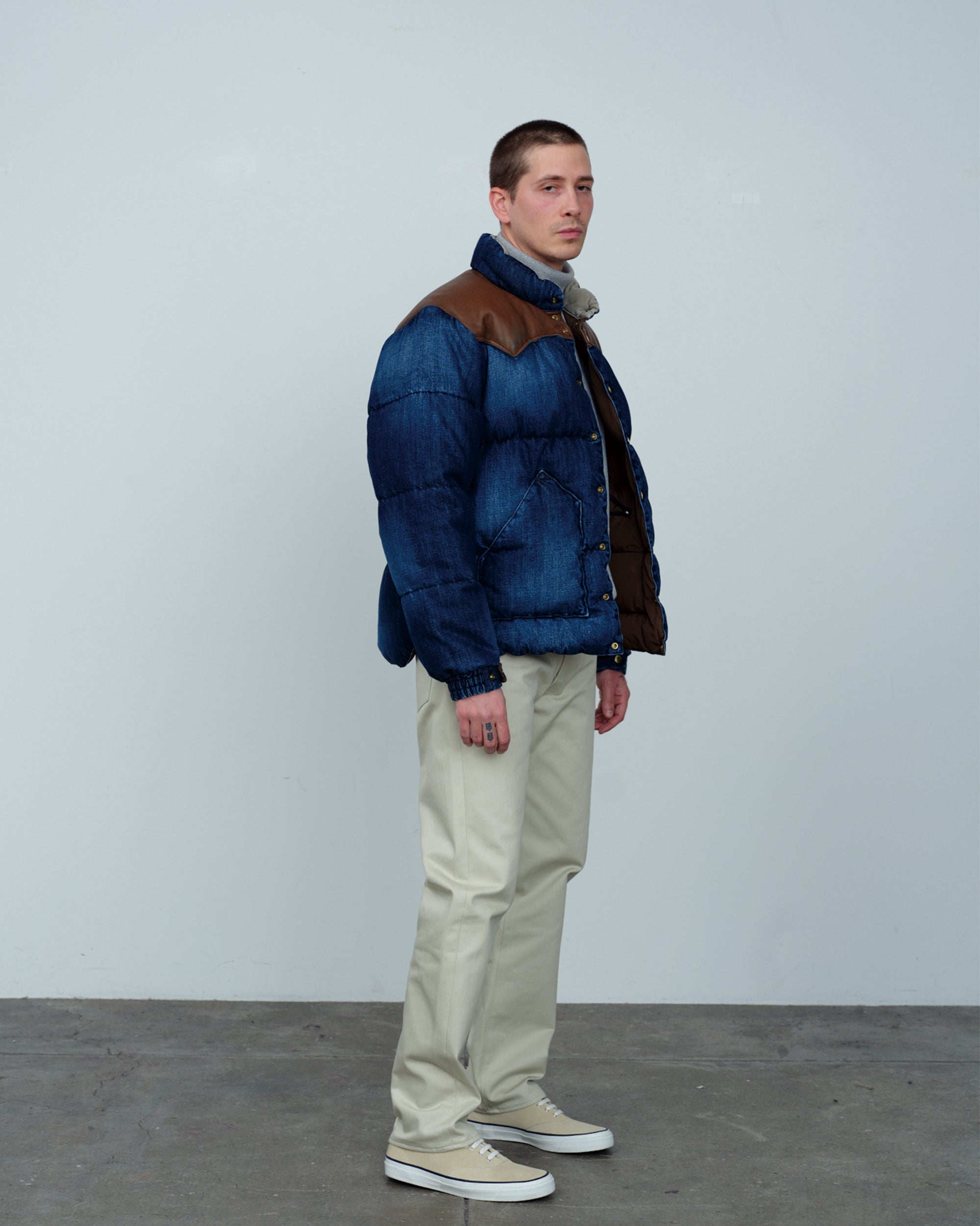 Down Jacket Denim