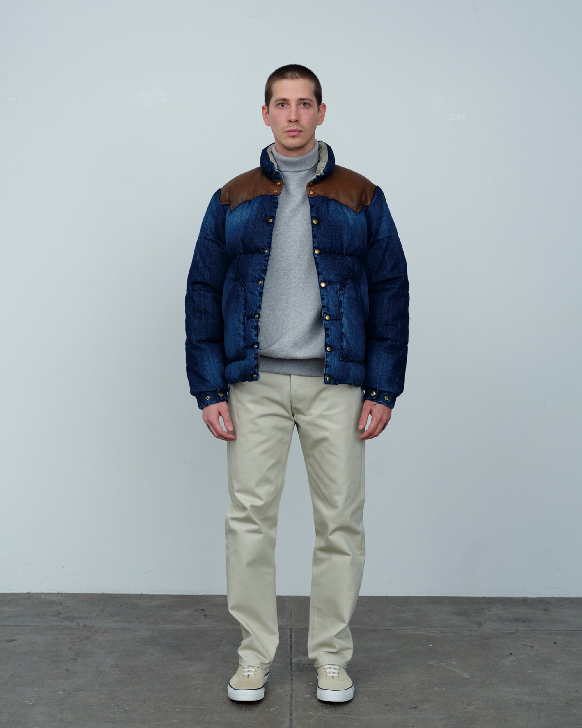 Down Jacket Denim