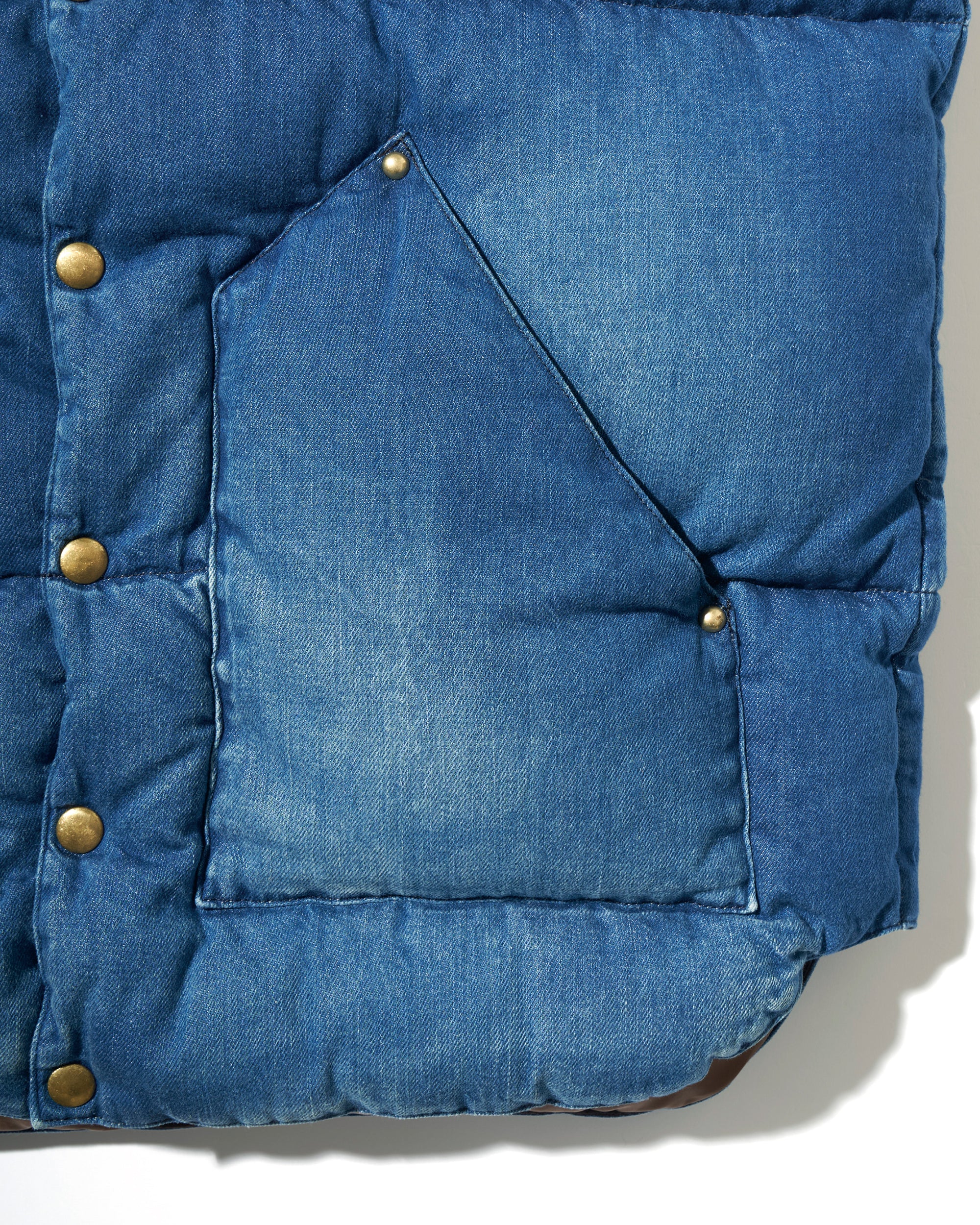 Down Vest Denim