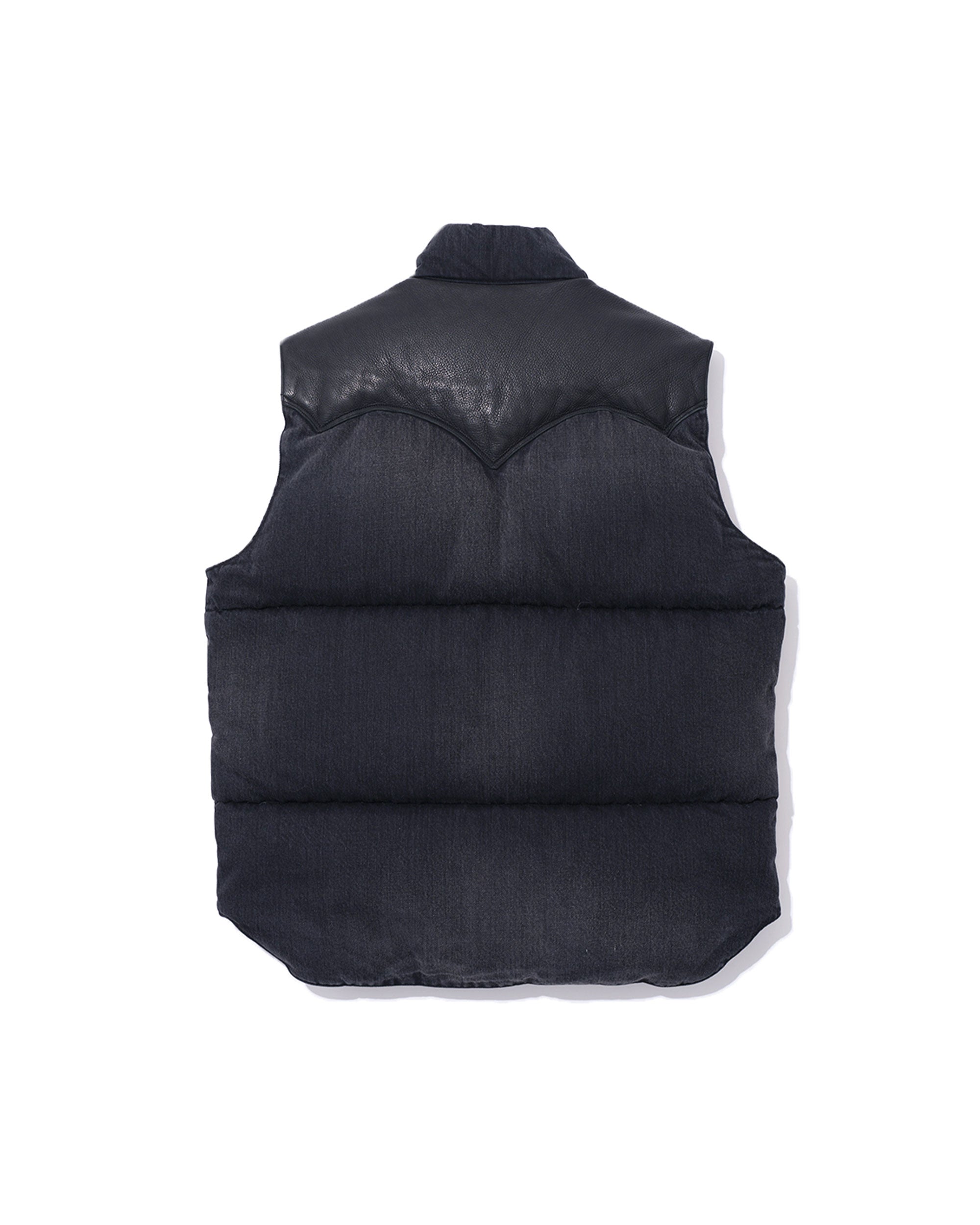Down Vest Denim