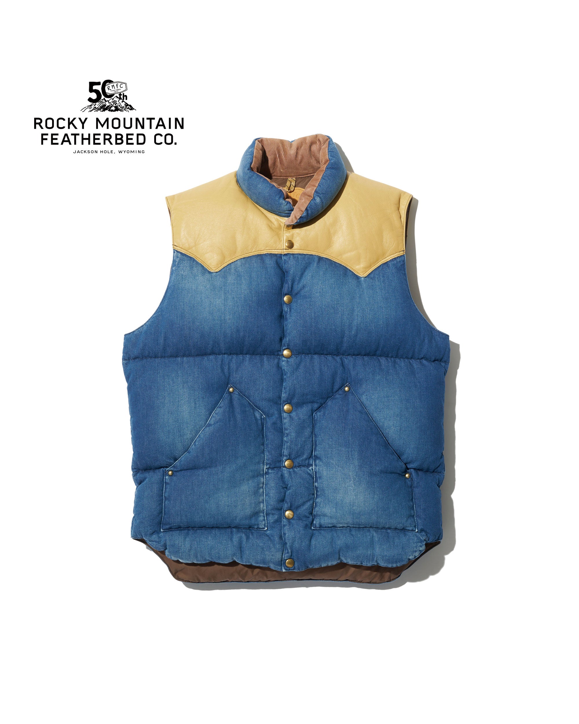 Down Vest Denim
