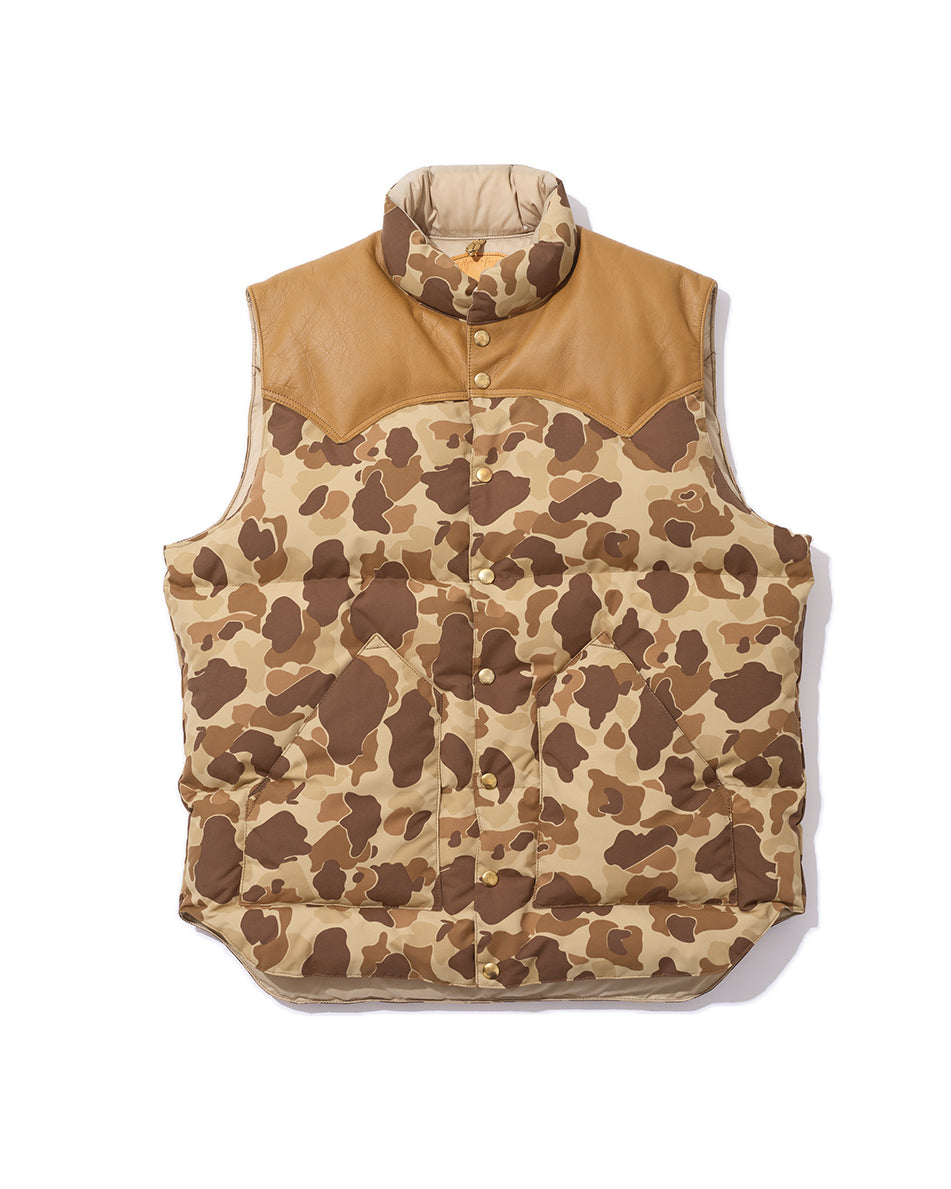 Down Vest Hunter Camo