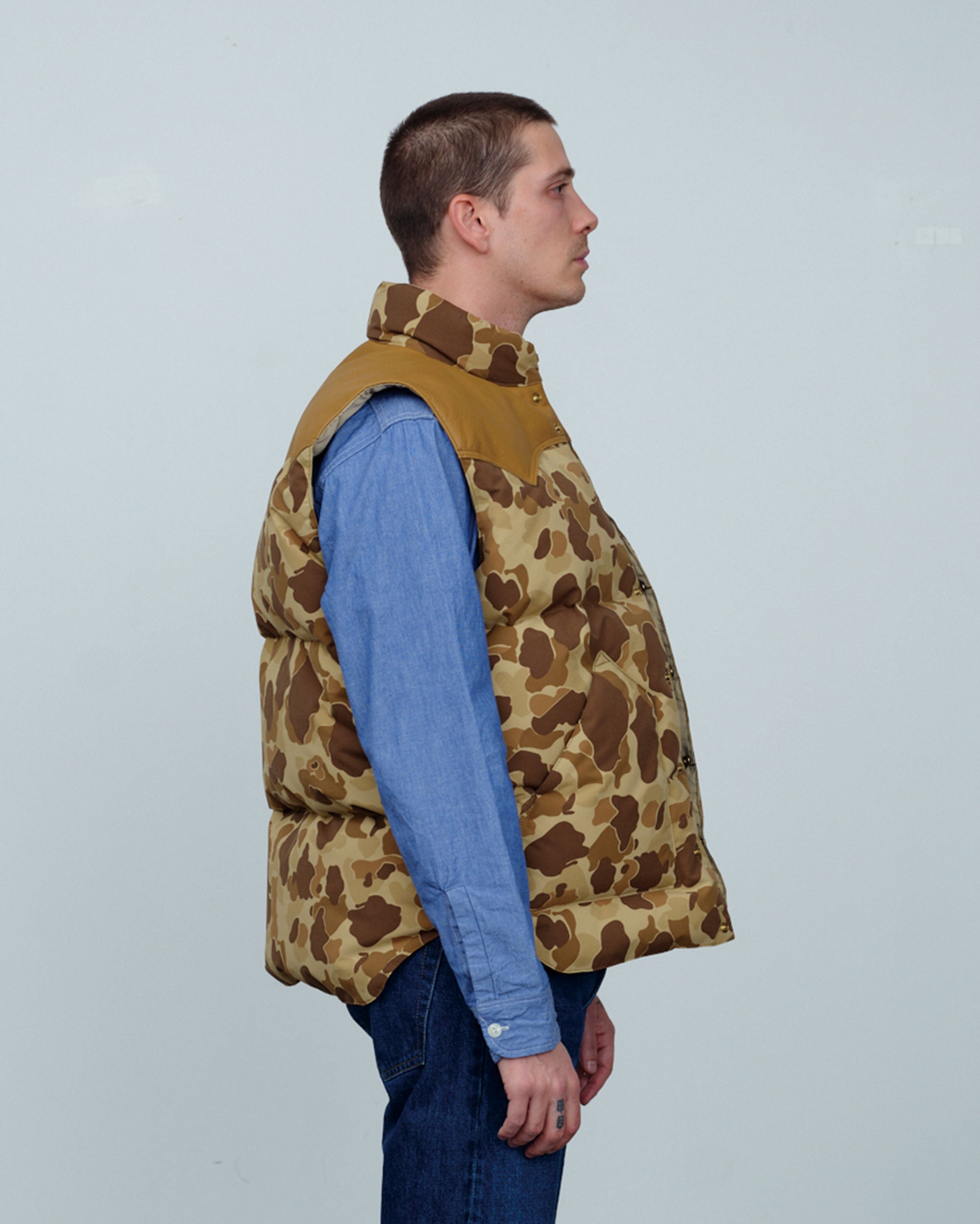Down Vest Hunter Camo