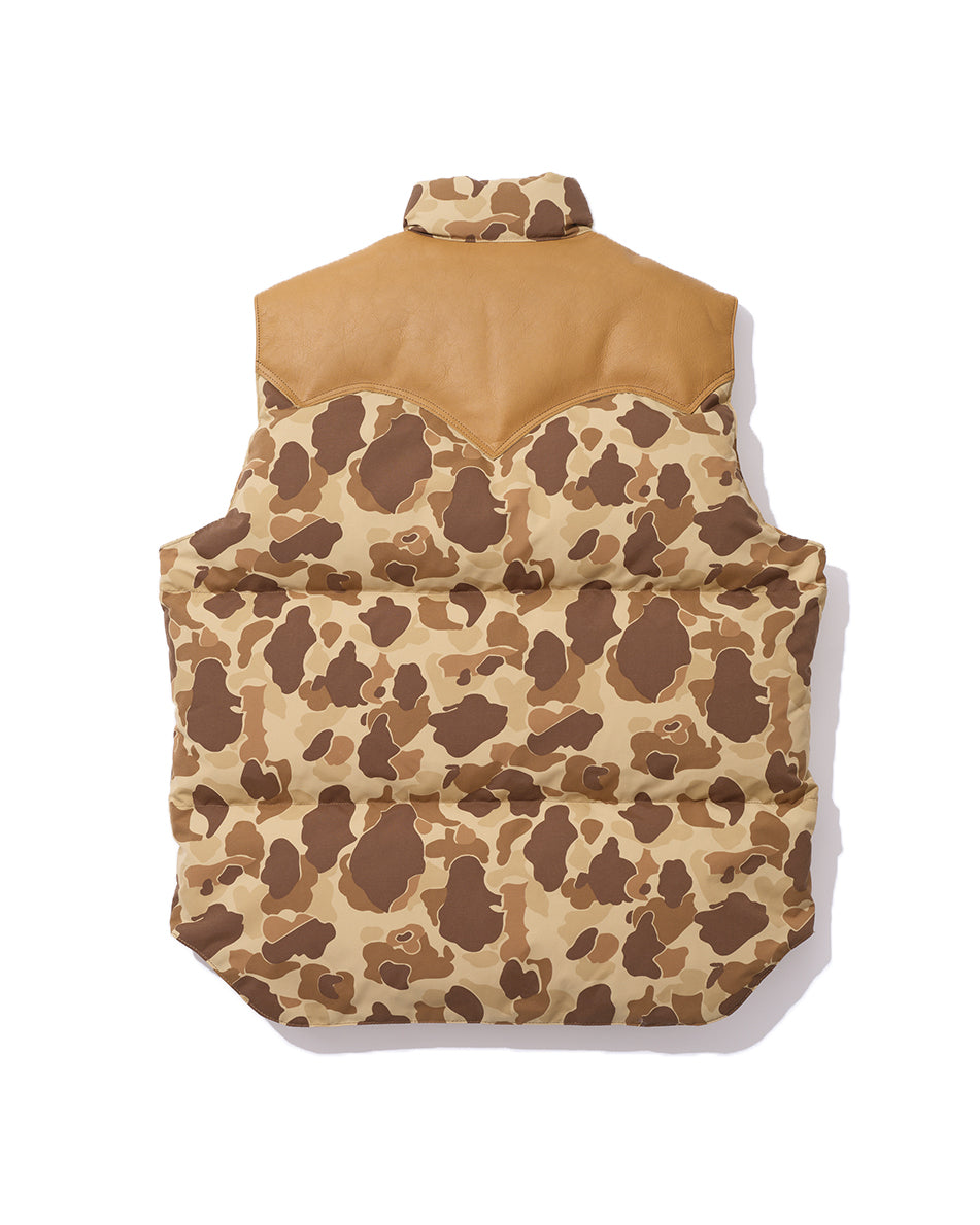 Down Vest Hunter Camo