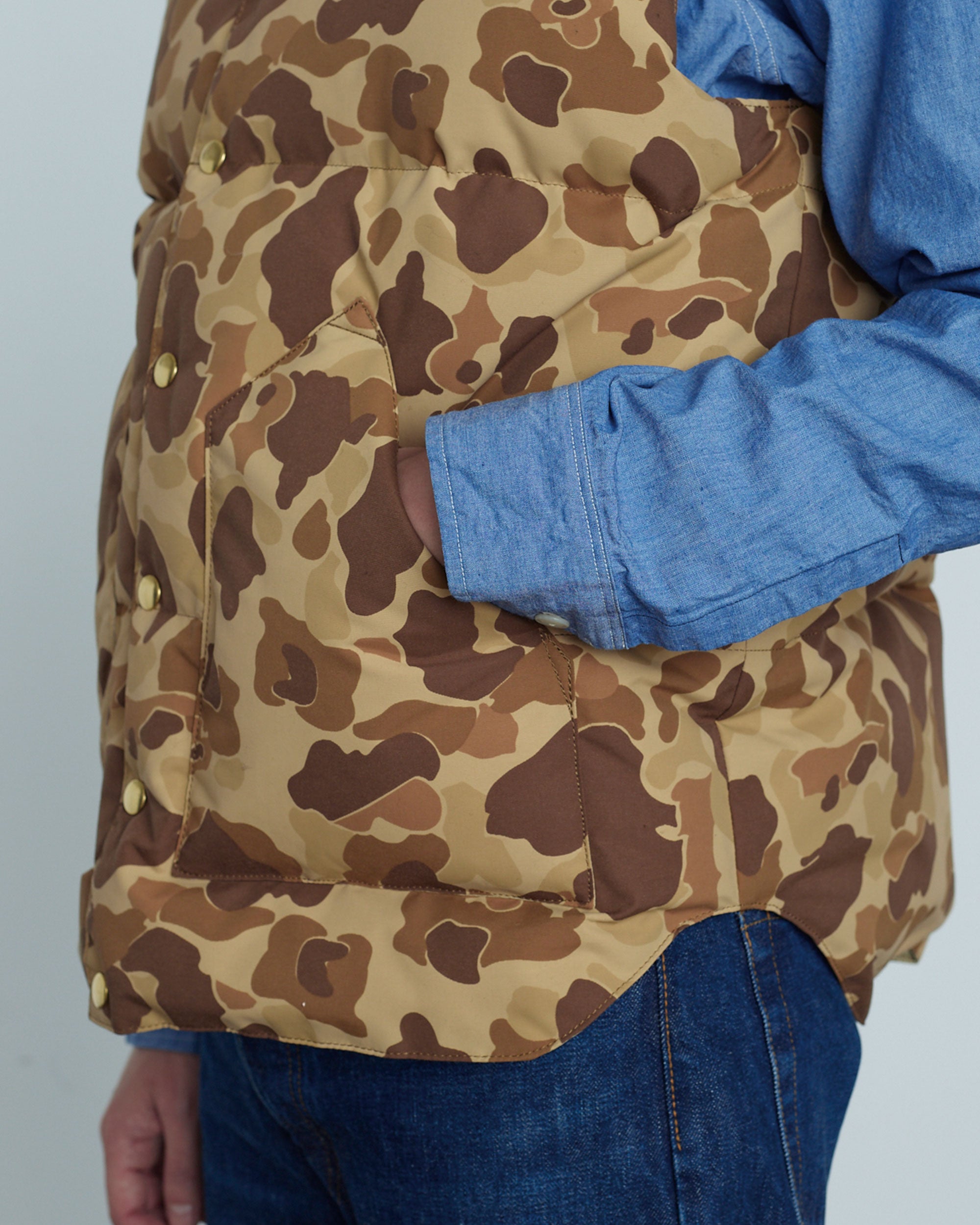 Down Vest Hunter Camo