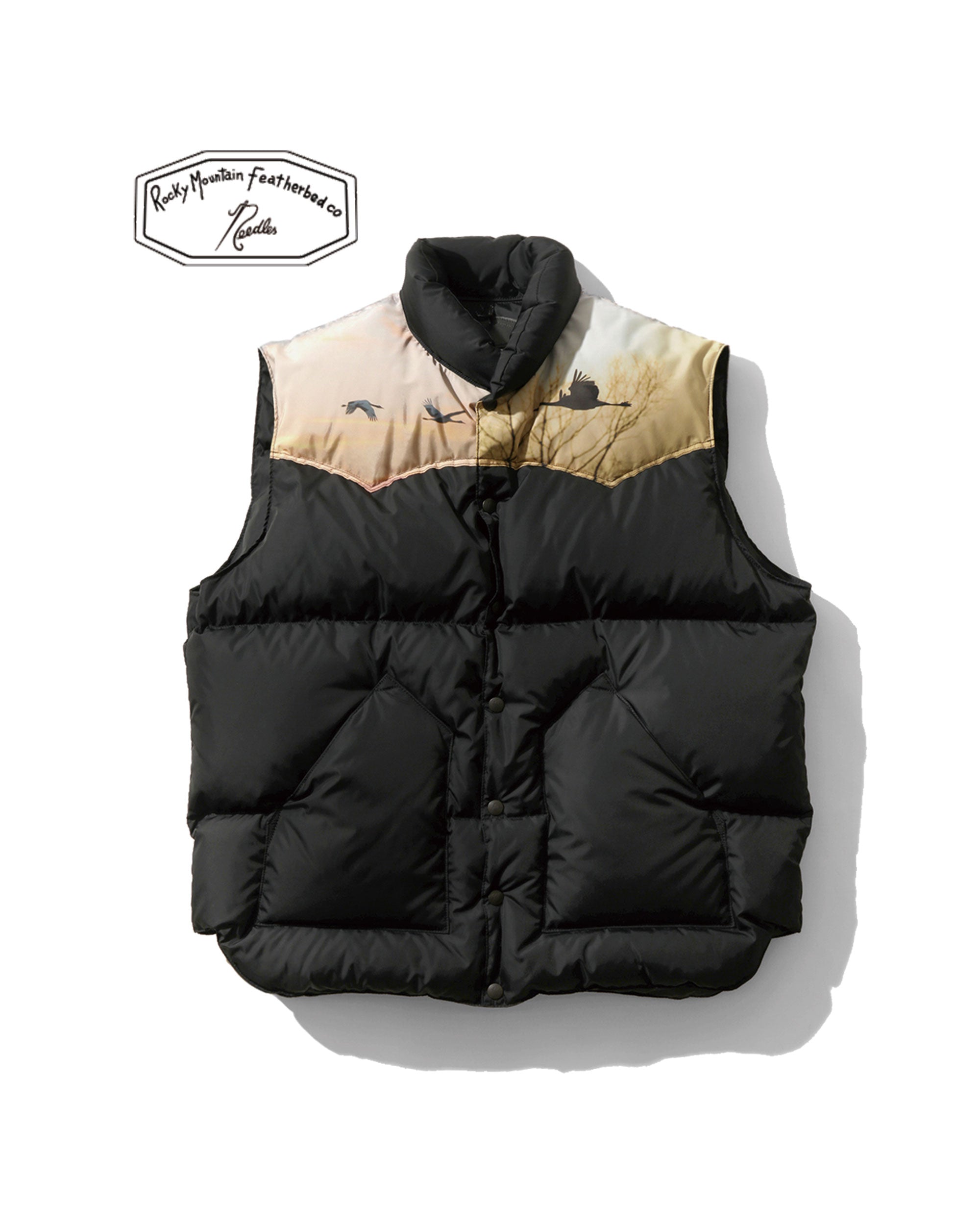 Needles Crane Yoke Down Vest