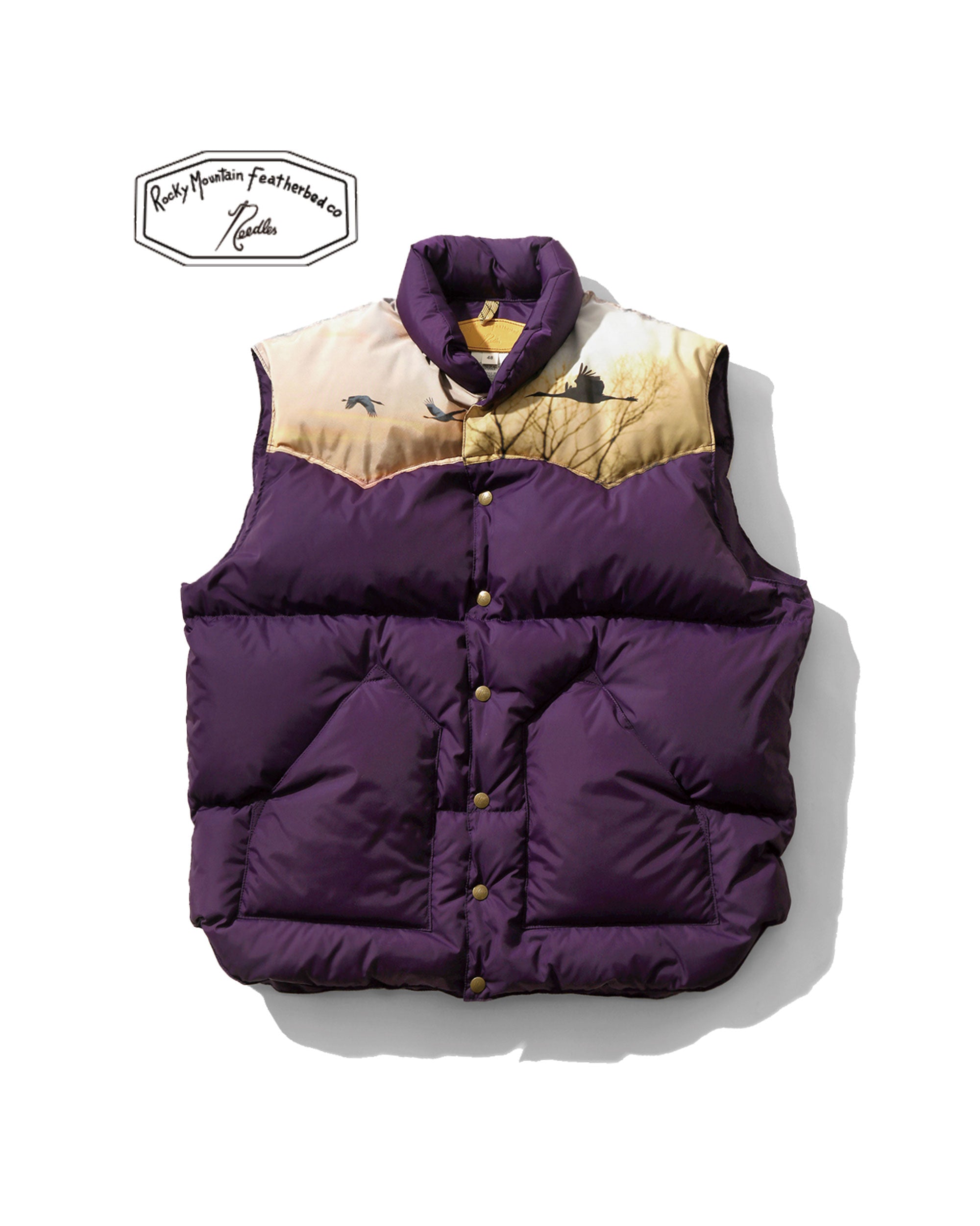 Needles Crane Yoke Down Vest