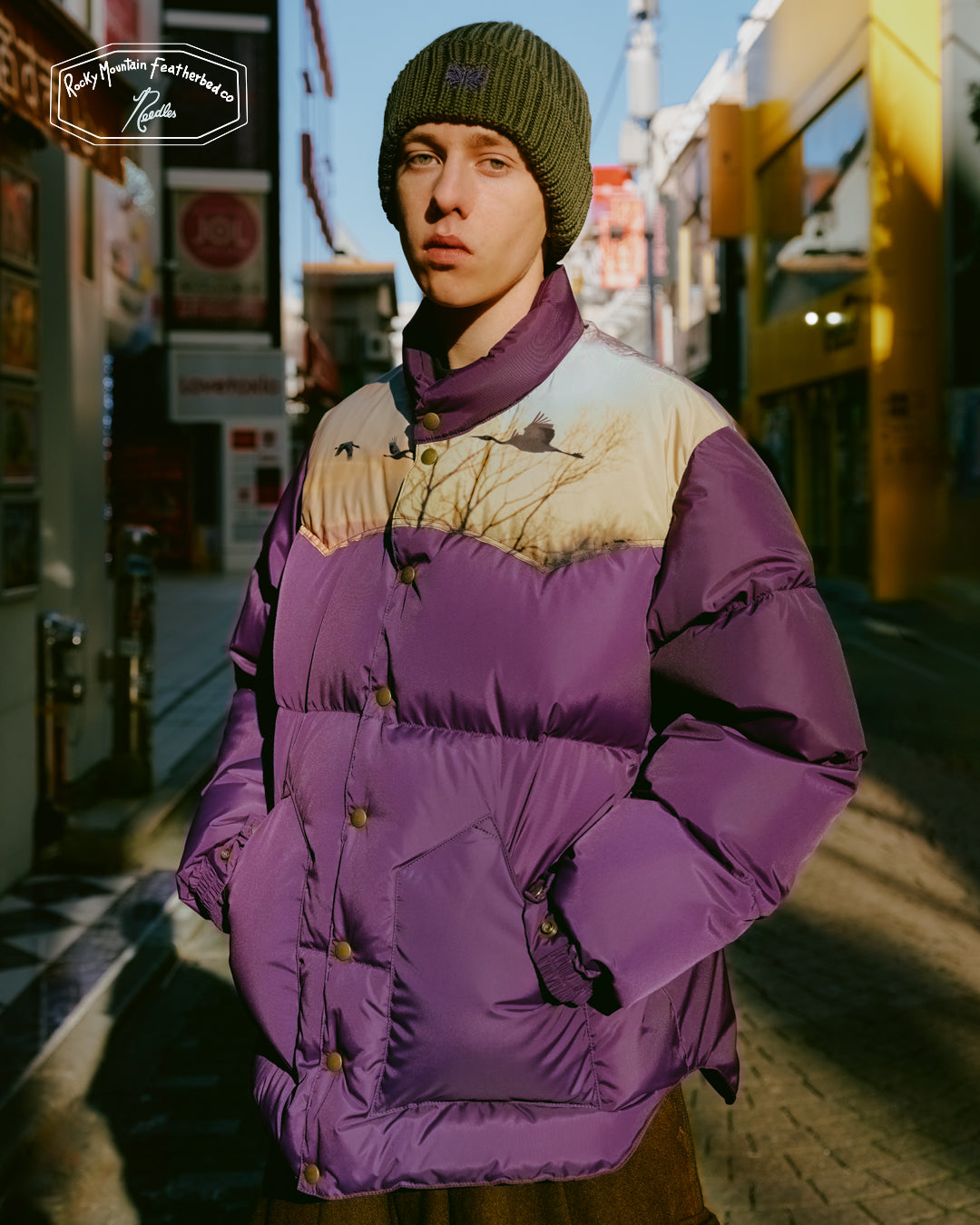 Needles Crane Yoke Down Jacket