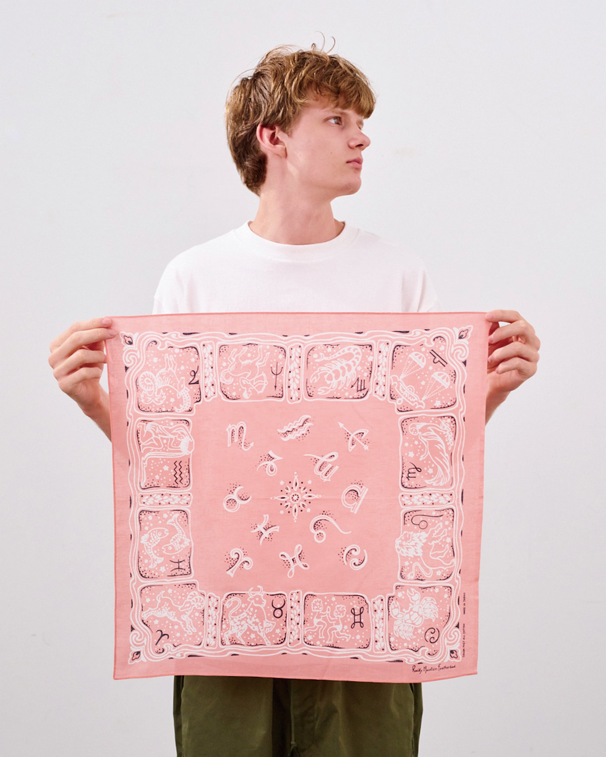 Rocky Mountain Featherbed バンダナ スリーラバーズ Rocky Mountain Featherbed BANDANA ZODIAC SIGNS SAX