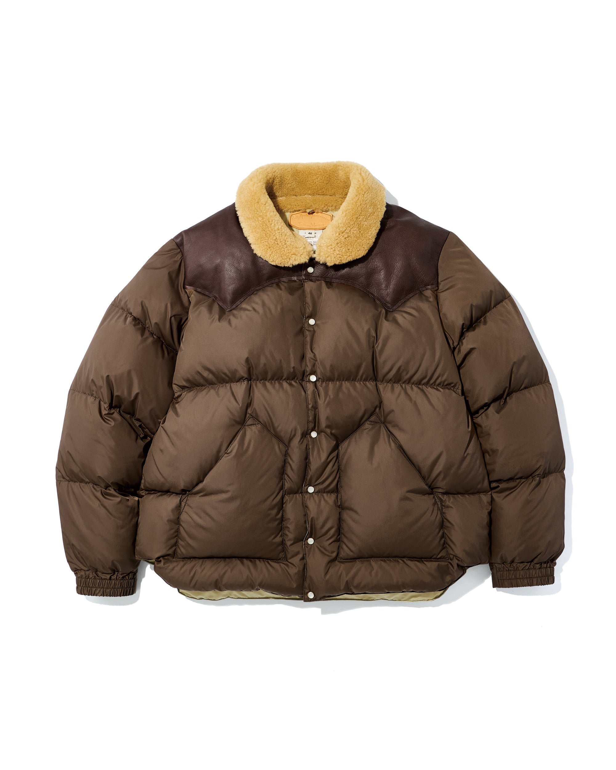 Christy Jacket｜天然ムートン襟 700FP ダウンジャケット｜Rocky