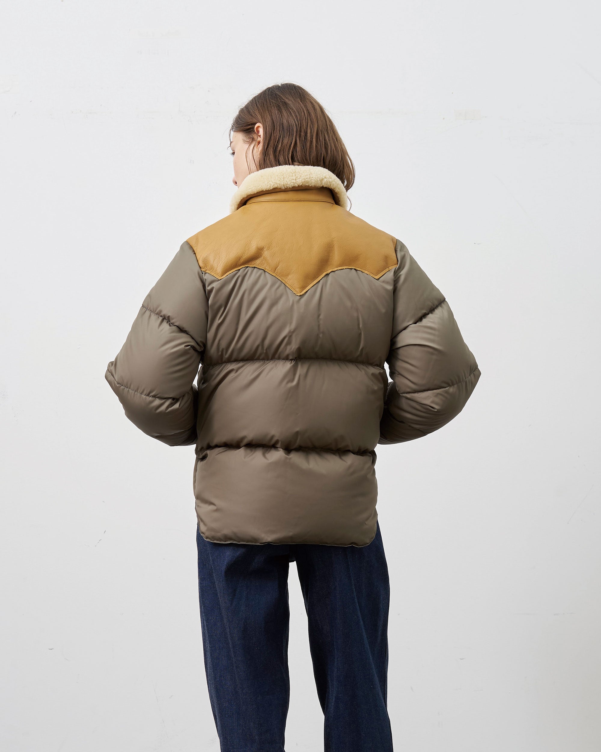 Christy Jacket｜天然ムートン襟 700FP ダウンジャケット｜Rocky
