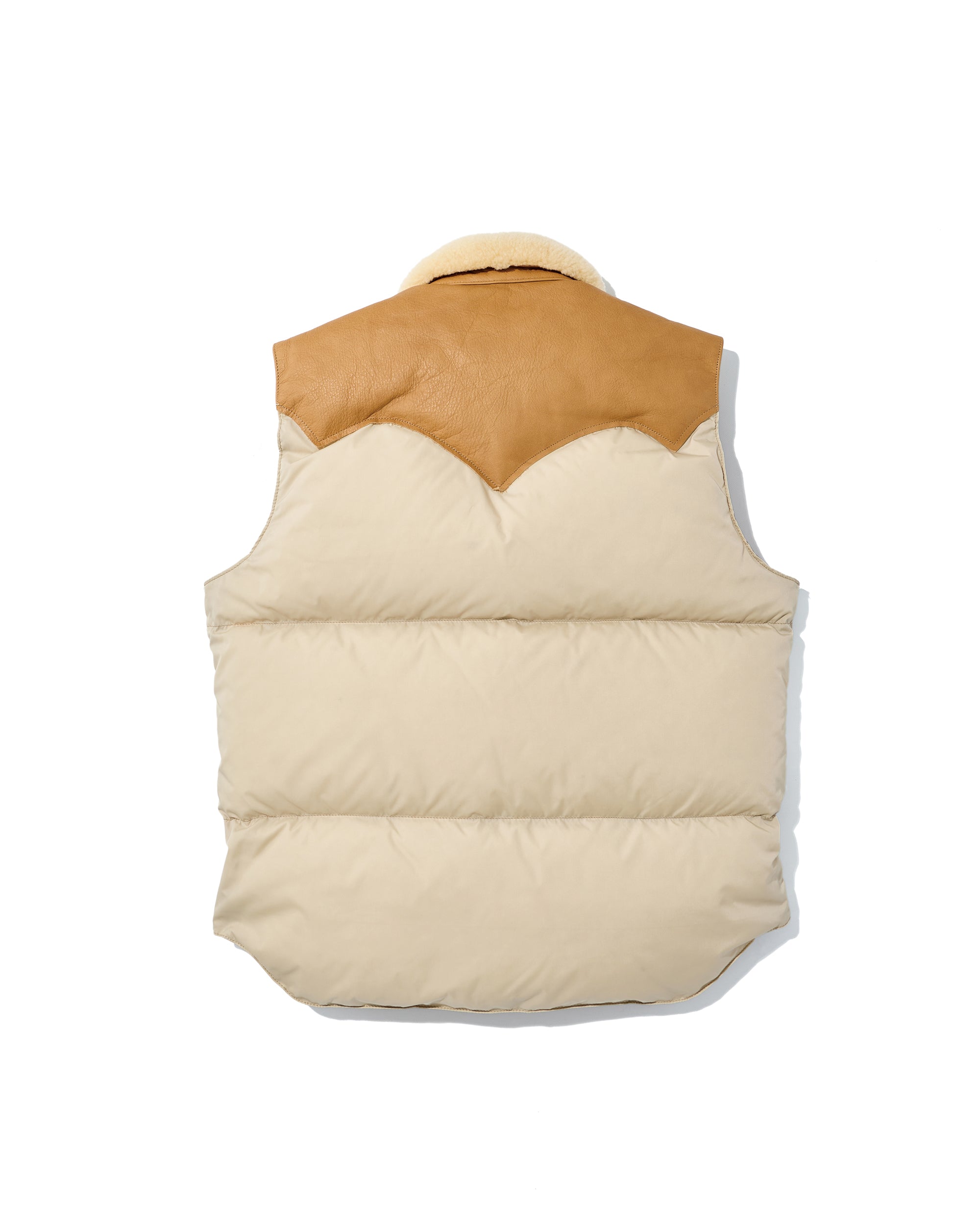 Christy Vest｜天然ムートン襟 700FP ダウンベスト｜Rocky Mountain