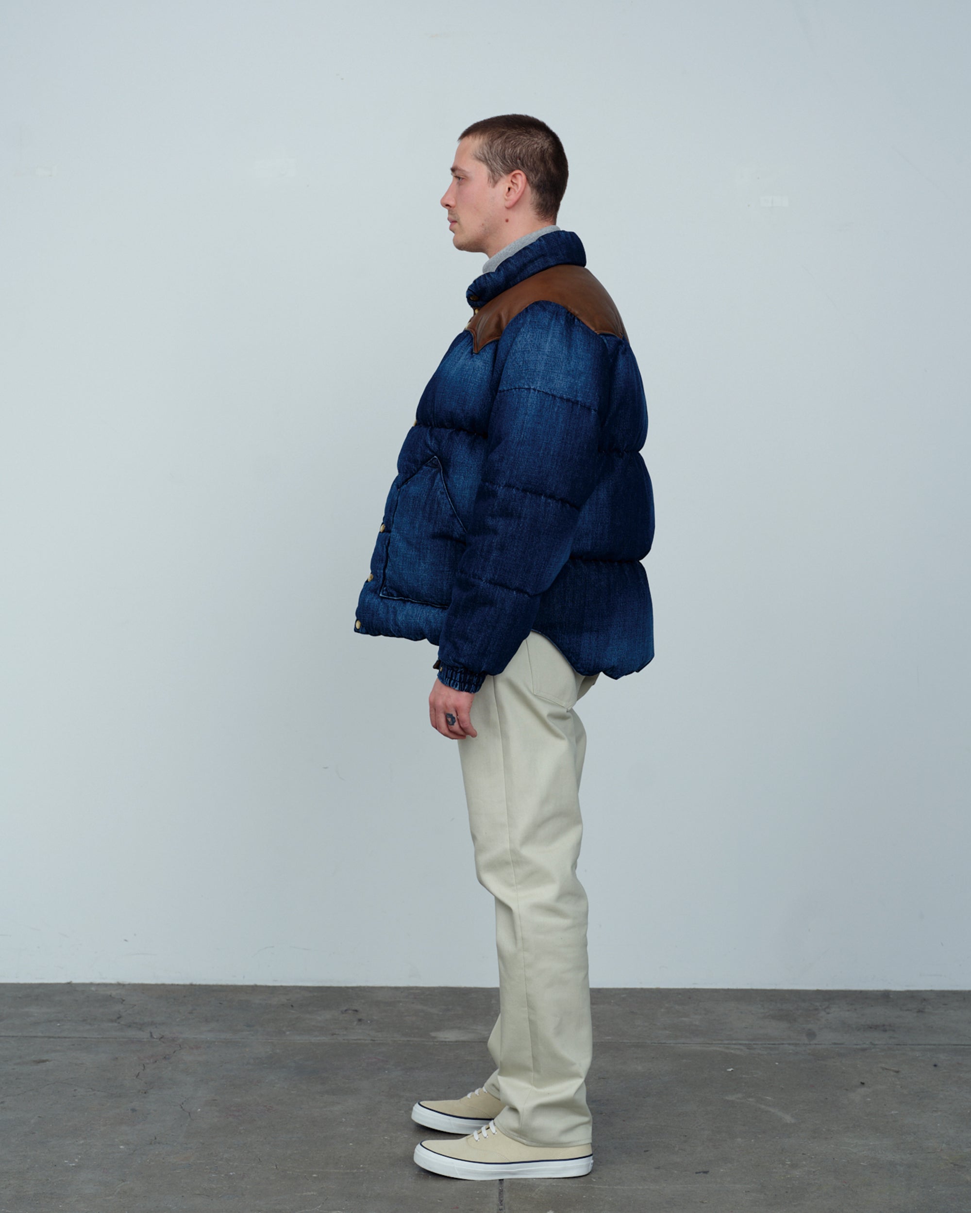 Down Jacket Denim