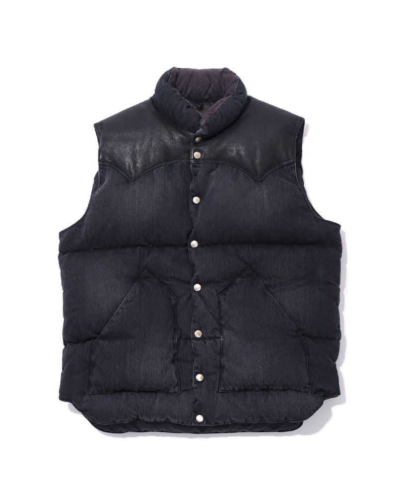 Down Vest Denim