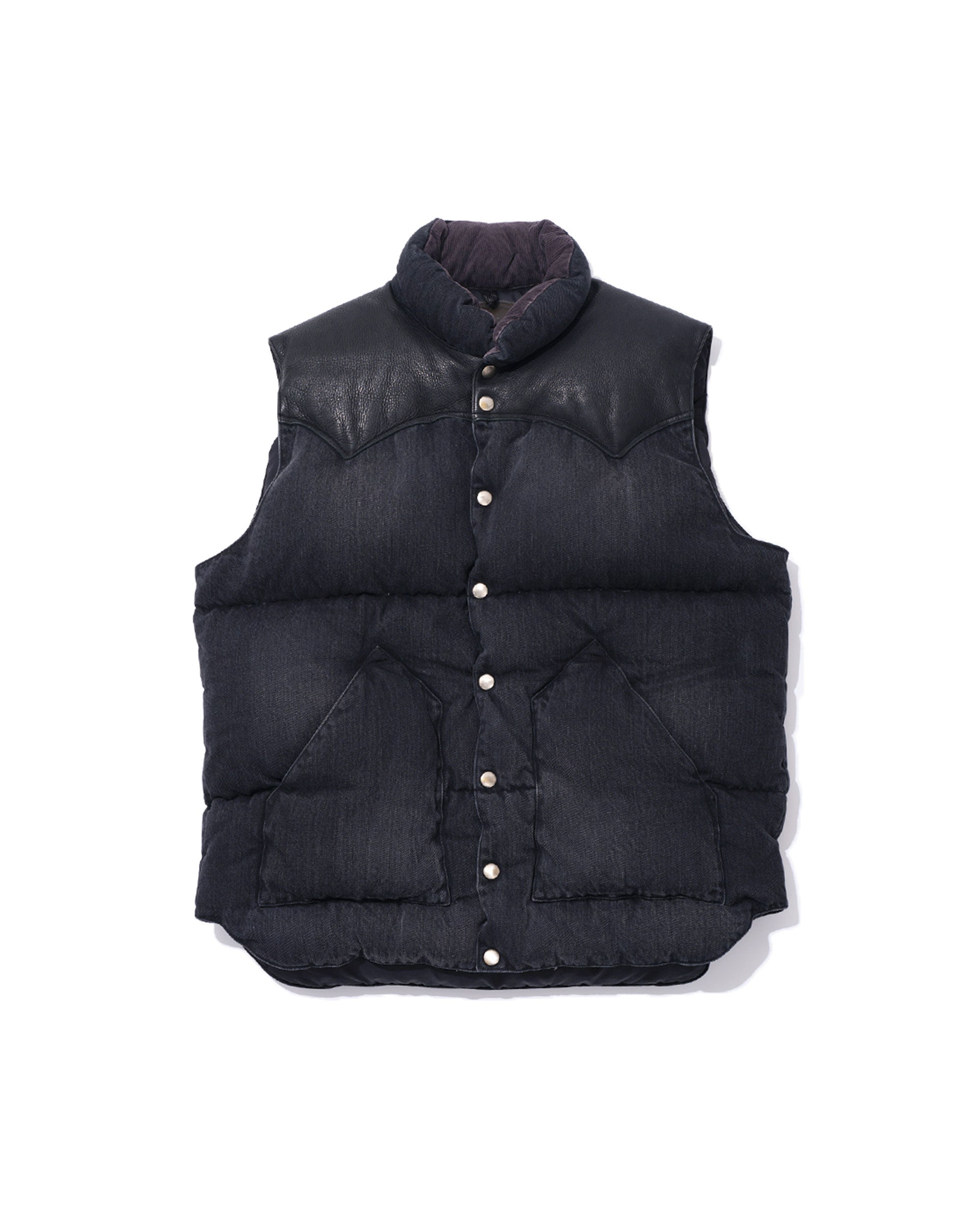 ジャケット・アウター ROCKY MOUNTAIN FEATHERBED 6M VEST 38 NVY Rocky Mountain Featherbed Nylon Down Vest - DeeCee style