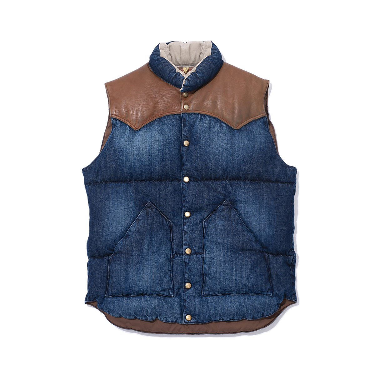 Down Vest Denim