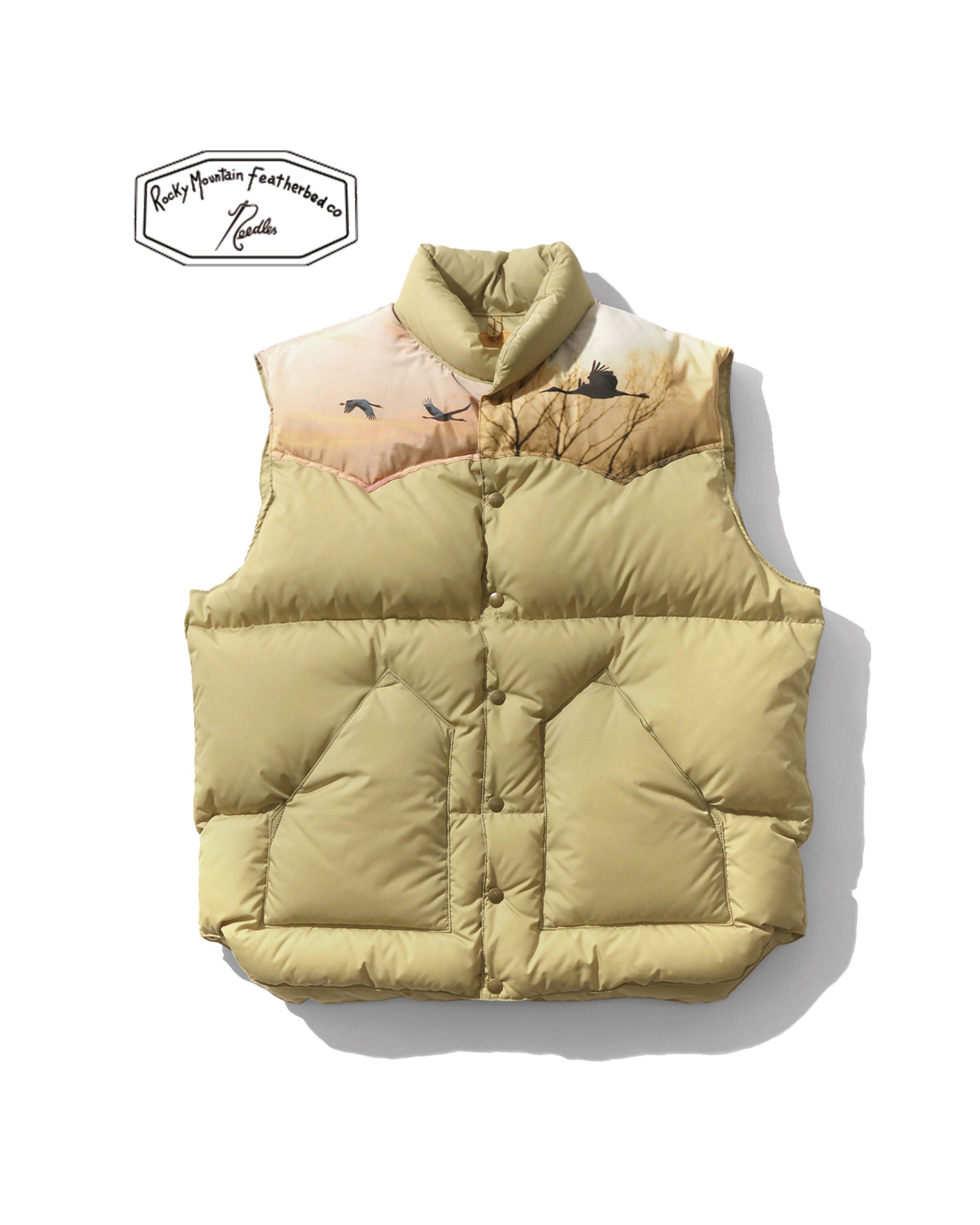 Needles Crane Yoke Down Vest