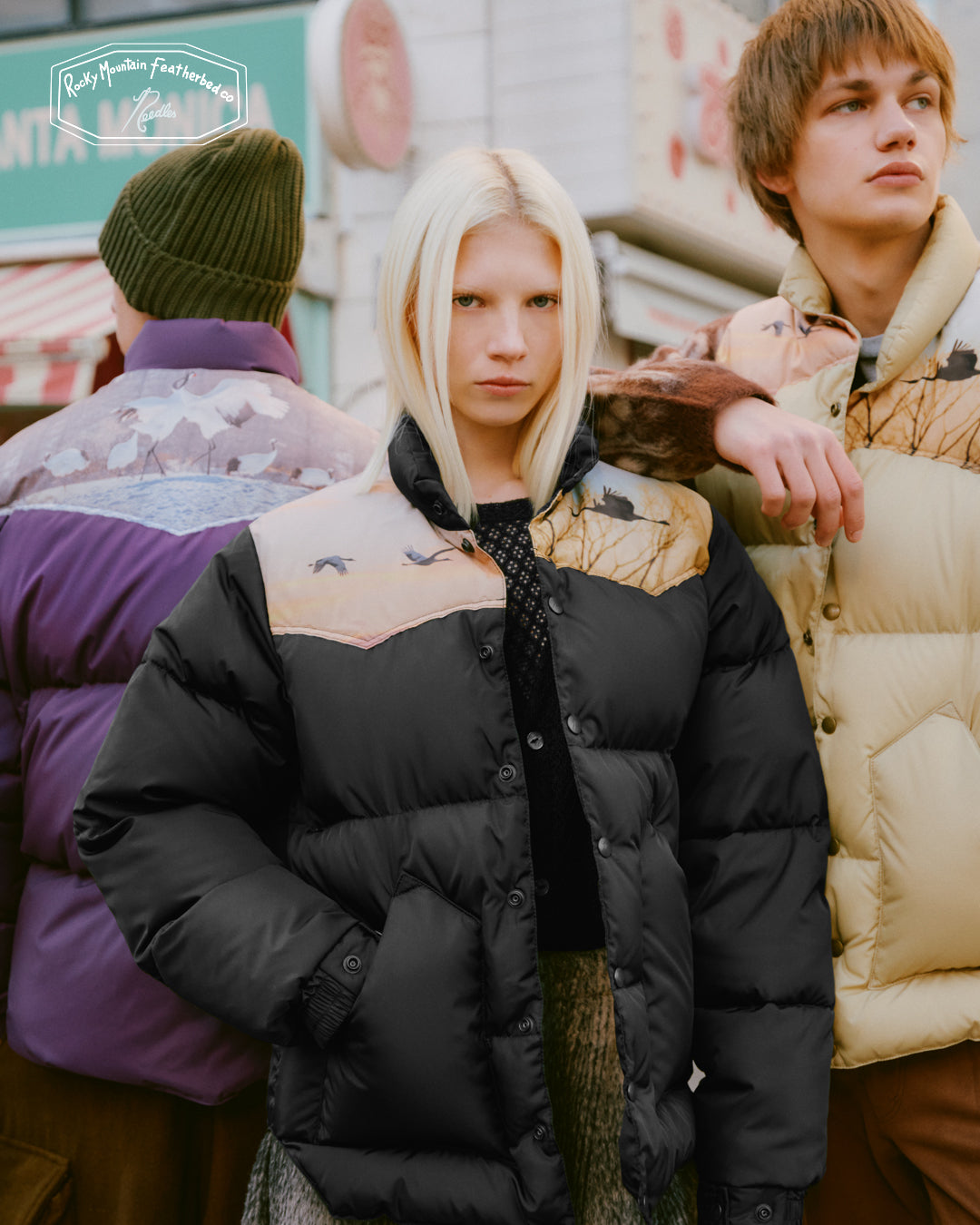 Needles Crane Yoke Down Vest